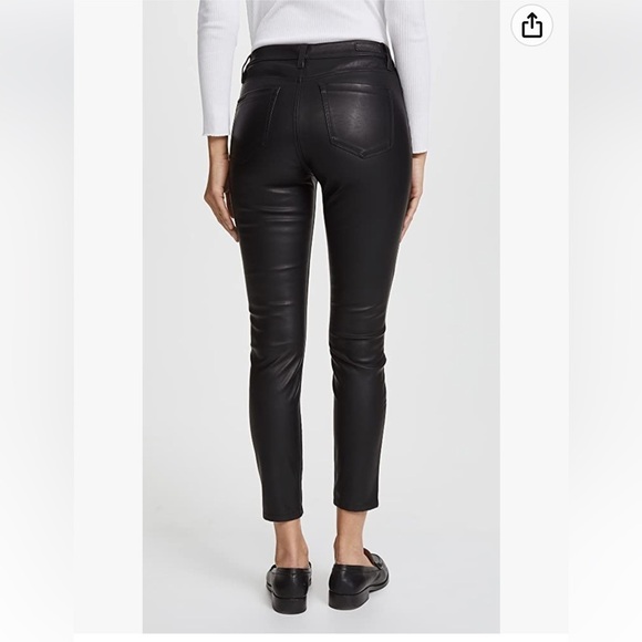 BLANKNYC Women's The Principle Mid Rise Vegan Leather Skinny Pants - Picture 4 of 15